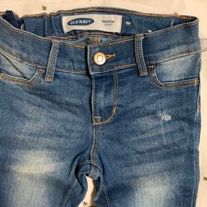 Old Navy Size 5 distressed Jeggings
